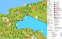 hiking map of Gialtrabay